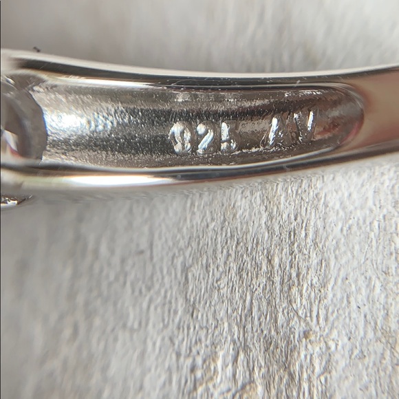 NEW Argento Vivo 3 Stone Sterling Silver Ring - Picture 8 of 8